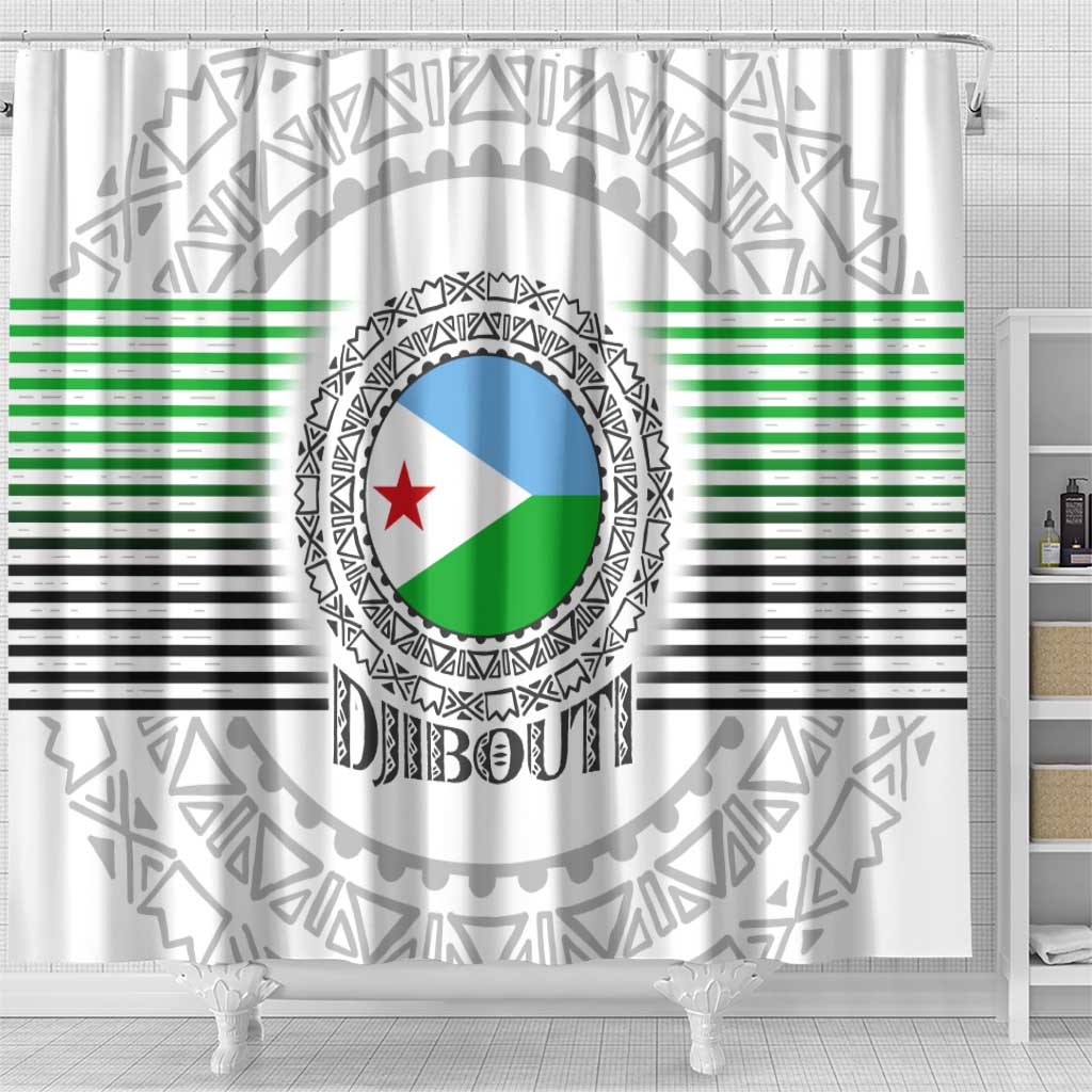 African Tribal Djibouti Roots Shower Curtain Urban Streetwear