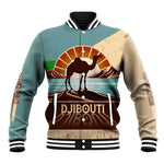 Djibouti Camel Baseball Jacket Where Desert Meets Sea and Heritage Stands Tall