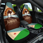 Djibouti Camel Car Seat Cover Where Desert Meets Sea and Heritage Stands Tall