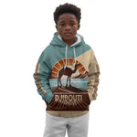 Djibouti Camel Kid Hoodie Where Desert Meets Sea and Heritage Stands Tall