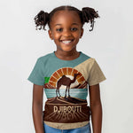 Djibouti Camel Kid T shirt Where Desert Meets Sea and Heritage Stands Tall