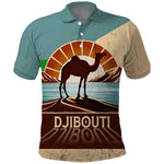 Djibouti Camel Polo Shirt Where Desert Meets Sea and Heritage Stands Tall