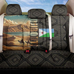 Djibouti Desert Back Car Seat Cover Camel Riders and African Pattern