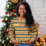 Chad Christmas Ugly Christmas Sweater National Coat of Arms, and Festive Motif - African Pride