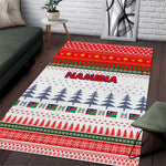 Namibia Christmas Area Rug Coat of Arm National Flag Motif - African Pride