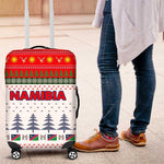 Namibia Christmas Luggage Cover Coat of Arm National Flag Motif - African Pride