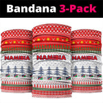 Namibia Christmas Neck Gaiter Coat of Arm National Flag Motif - African Pride