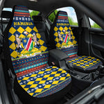 Namibia Christmas Car Seat Cover Coat of Arms and Flag Map Motif - African Pride