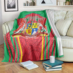 Mauritius Dodo Blanket Flag Coat of Arms Traditional Patterns