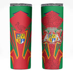 Mauritius Dodo Skinny Tumbler Flag Coat of Arms Traditional Patterns