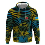 Rwanda Hoodie with Gorilla Family Kwita Izina Leaf Jungle Spirit