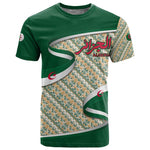 Algeria T shirt with Arabic Calligraphy and Traditional Pattern Design