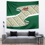 Algeria Tapestry with Arabic Calligraphy and Traditional Pattern Design