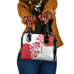 Morocco Christmas Shoulder Handbag Red Horse Santa Hat Arabesque Pattern a - African Pride