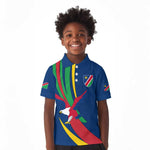 African Fish Eagle Namibia Kid Polo Shirt Gemsbok Supporters Style