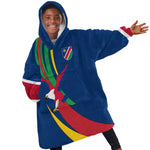 African Fish Eagle Namibia Kid Wearable Blanket Hoodie Gemsbok Supporters Style
