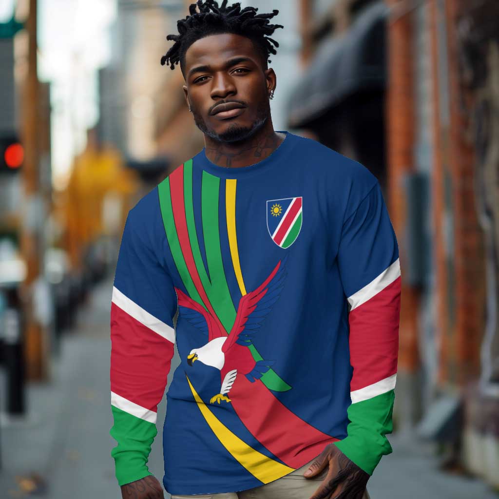 African Fish Eagle Namibia Long Sleeve Shirt Gemsbok Supporters Style
