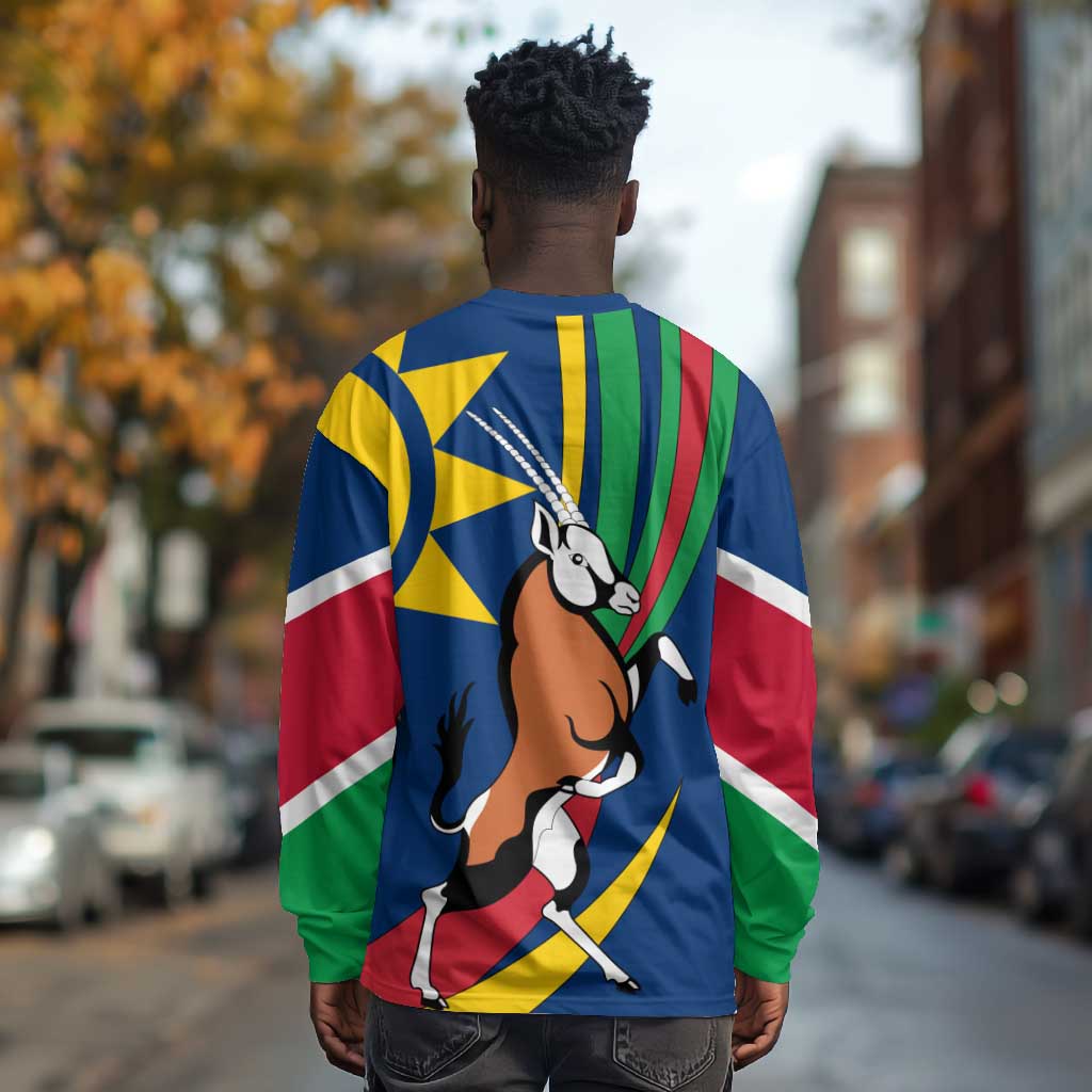African Fish Eagle Namibia Long Sleeve Shirt Gemsbok Supporters Style