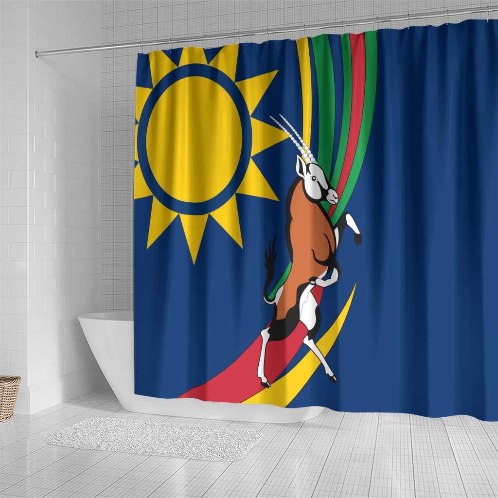 African Fish Eagle Namibia Shower Curtain Gemsbok Supporters Style