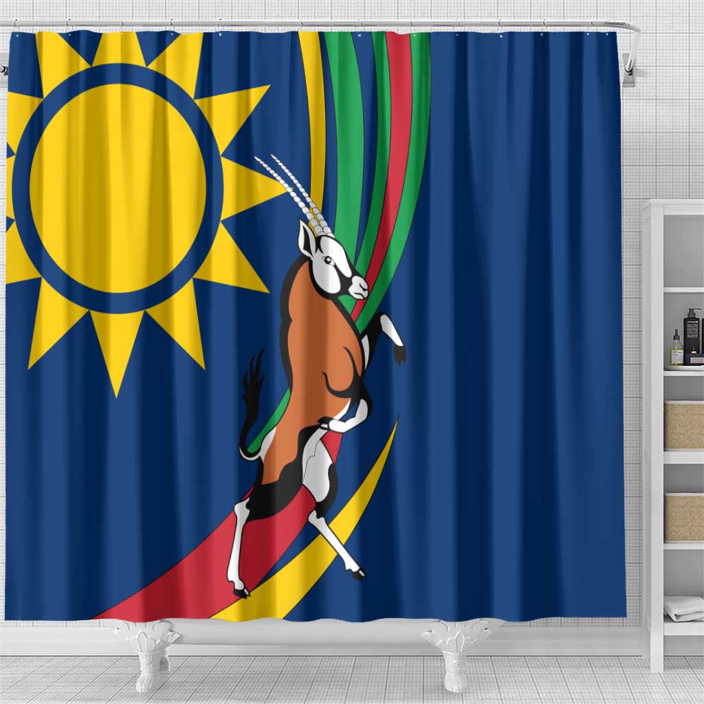 African Fish Eagle Namibia Shower Curtain Gemsbok Supporters Style
