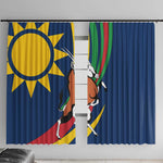 African Fish Eagle Namibia Window Curtain Gemsbok Supporters Style