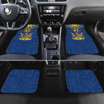Namibia Yellow Sun Car Mats Sporty Style with Traditional Patterns