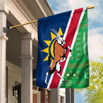 Namibia Gemsbok Garden Flag Flag Design with African Patterns