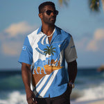 Somalia Hawaiian Shirt with Camel Desert Map Palm Tree Heritage Spirit