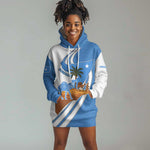 Somalia Hoodie Dress with Camel Desert Map Palm Tree Heritage Spirit