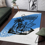 Somalia Area Rug with Soomaaliya Ha Noolaato Nomad Moon Flag Spirit
