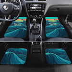 Cape Verde Car Mats with Loggerhead Sea Turtle Ocean Sunset Spirit