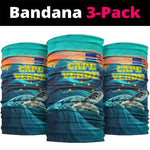 Cape Verde Neck Gaiter Loggerhead Sea Turtle Ocean Sunset Spirit TS04