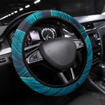 Cape Verde Steering Wheel Cover with Loggerhead Sea Turtle Ocean Sunset Spirit