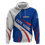 Cape Verde Hoodie with Blue Red Flag Nós Kretxeu Spirit