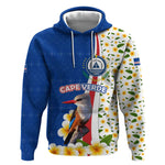 Cape Verde Hoodie Kingfisher Bird Floral Flag Spirit - African Pride