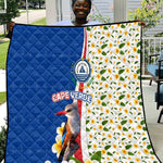 Cape Verde Quilt Kingfisher Bird Floral Flag Spirit - African Pride