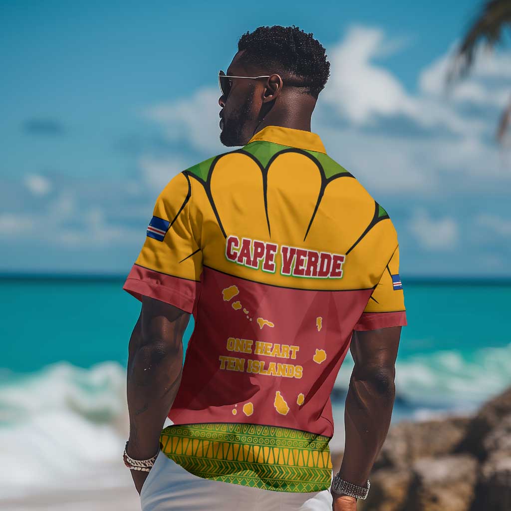 Cape Verde Hawaiian Shirt One Heart Ten Islands National Emblem Spirit - African Pride