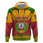 Cape Verde Hoodie One Heart Ten Islands National Emblem Spirit - African Pride