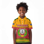 Cape Verde Kid Polo Shirt One Heart Ten Islands National Emblem Spirit - African Pride