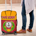 Cape Verde Luggage Cover One Heart Ten Islands National Emblem Spirit - African Pride