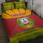 Cape Verde Quilt Bed Set One Heart Ten Islands National Emblem Spirit - African Pride