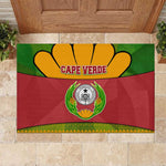Cape Verde Rubber Doormat One Heart Ten Islands National Emblem Spirit - African Pride