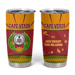 Cape Verde Tumbler Cup One Heart Ten Islands National Emblem Spirit - African Pride