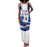 Cape Verde Tank Maxi Dress with Independence Day 5th July Flag Celebration Spirit
