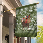 Cyprus Christmas Garden Flag Santa Riding Ram Ho Ho Holy Cyprus - African Pride