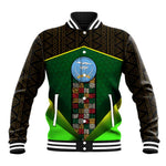Mali Map Baseball Jacket Vulture in Gliding Flight - African Patterns Design