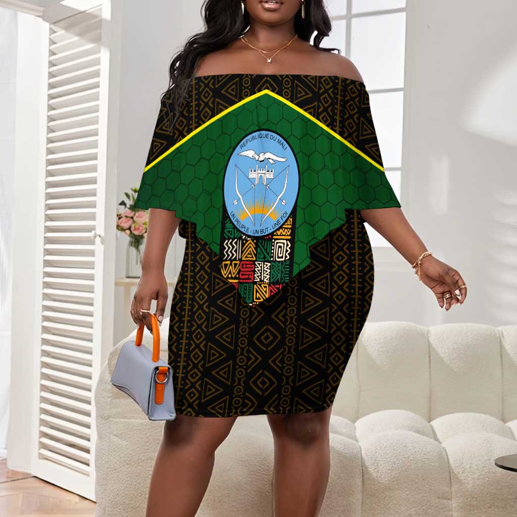 Mali Map Basketball Jersey Vulture in Gliding Flight - African Patterns Design TS04 main image 0