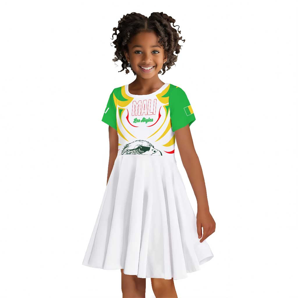 Mali Les Aigles Football Kid Short Sleeve Dress Eagles Sporty Style