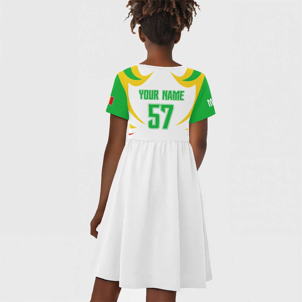 Mali Les Aigles Football Kid Short Sleeve Dress Eagles Sporty Style