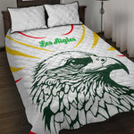 Mali Les Aigles Football Quilt Bed Set Eagles Sporty Style